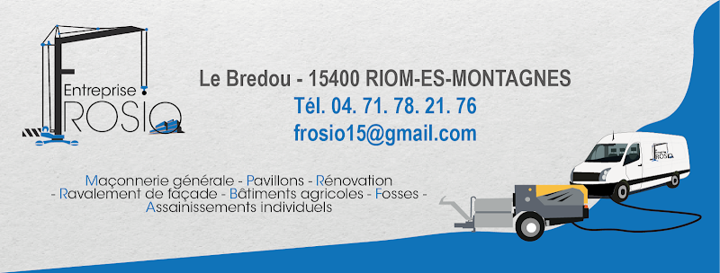 Entreprise de Maçonnerie Frosio Marc - façadier enduiseur à Riom-Ès-Montagnes