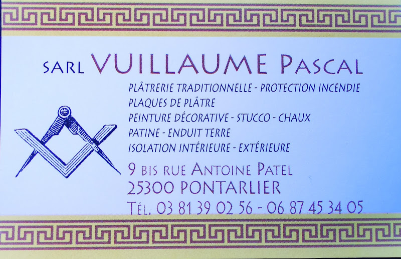 Sarl Vuillaume Pascal - façadier enduiseur à Pontarlier