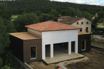 Construire en Ardèche - Vallon-pont-d'Arc - façadier enduiseur à Ruoms