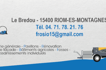 Entreprise de Maçonnerie Frosio Marc - façadier enduiseur à Riom-Ès-Montagnes