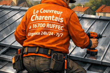 Le couvreur charentais zingueur- charpente intervention rapide Charente (16) (86 - façadier enduiseur à Ruffec