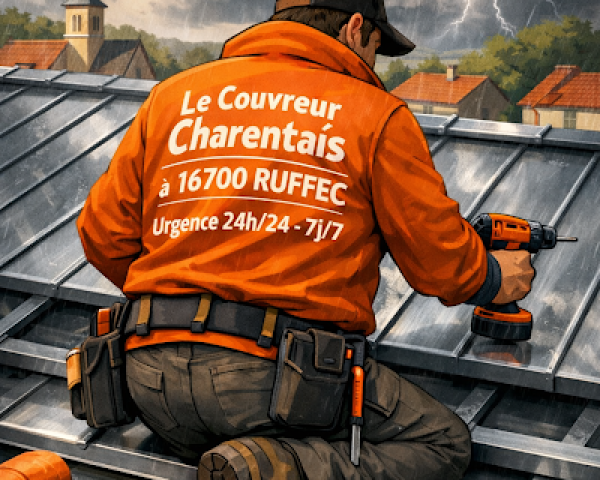 Le couvreur charentais zingueur- charpente intervention rapide Charente (16) (86 - façadier enduiseur à Ruffec