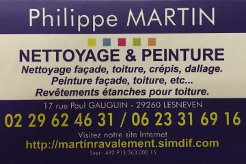 Martinravalement - façadier enduiseur à Lesneven