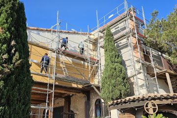 Renovation maison ravalement façade de Béziers - façadier enduiseur à Sète