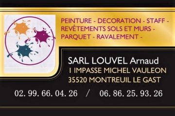 SARL LOUVEL Peinture - façadier enduiseur à Montreuil-Le-Gast