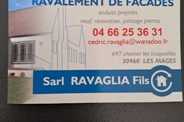 Sarl Ravaglia Fils - façadier enduiseur à Les Mages